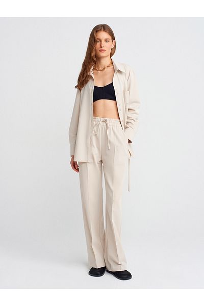 Dilvin 71619 Pajama Pants-Stone