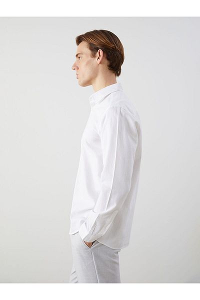 LC Waikiki Slim Fit Long Sleeve Striped Men's Shirt