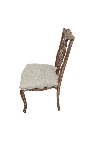 Özel Yapım Hasağaç Apuli Ahşap Klasik Sandalye