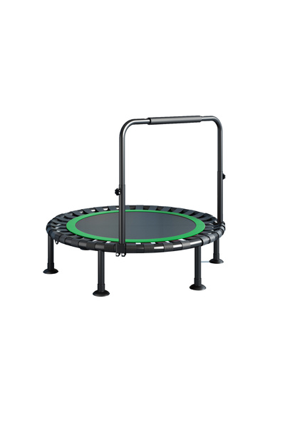 glanfen Foldable Mini Trampoline, 40 inches Fitness Trampoline with Bungees, ...