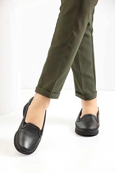 Forelli Genuine Leather Medical Orthopedic Women's Casual Shoes Special Soft Lambskin