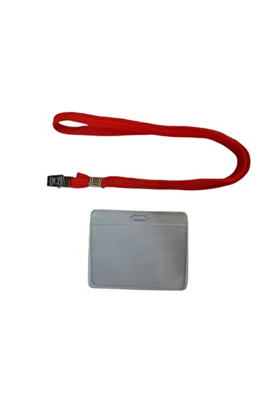 Kırtasiye Ofisi Pungă transparentă pentru carduri 75x95mm + curea pentru card...