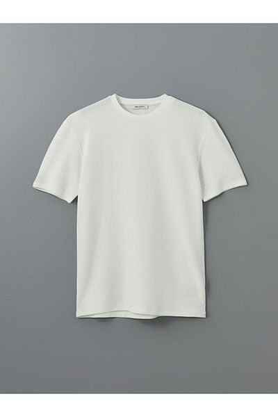 LC Waikiki New Season Crew Neck Combed Cotton Ανδρικό Tisort - S5AS25Z8