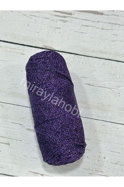 miraylahobi حبل سيم 100 جرام 2 ملم كيس، سلسلة سبلا بنفسجية