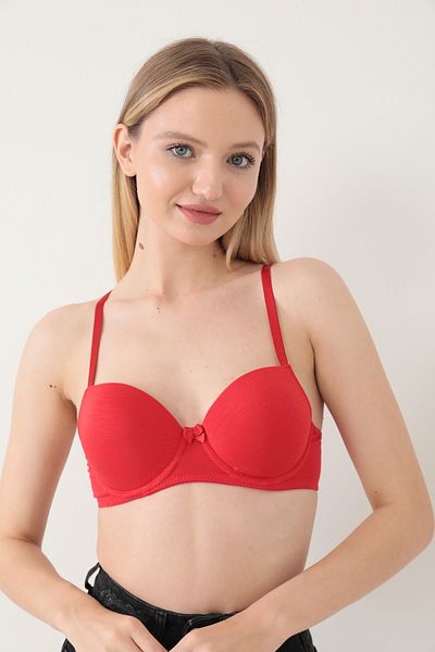 Prizma Women's White Flared (Breathable) Fabric Does Not Cause Sweating Un Supported (Empty) Bra