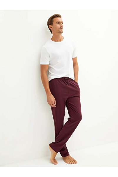 LC Waikiki Bordo Standart Kalıp Erkek Pijama Alt