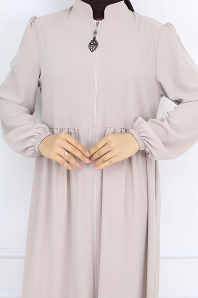 benguen Zippered 1008 Series Stone Color Ferace