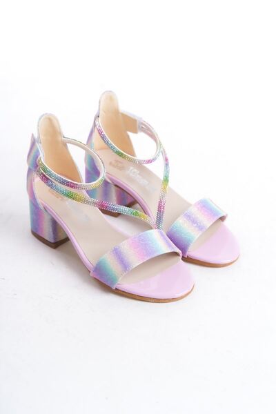 owwox club Owwox Kids; Pantofi pentru fete, curcubeu, cu detalii de piatră ca...