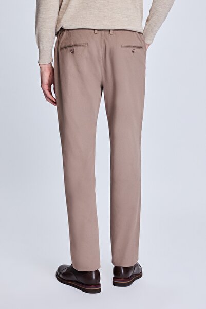 Hatemoğlu Mink Dynamic Fit Patterned Casual Jogger Trousers with Side Pockets