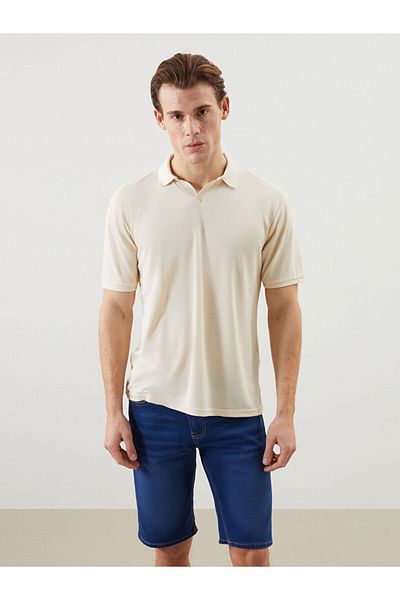 LC Waikiki Νέα σεζόν Polo Collar Κοντό μανίκι Ανδρικό Tisort - S5JJ54Z8