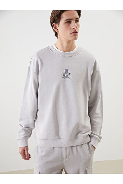 LC Waikiki Crew Neck Long Sleeve Printed Men's Sweatshirt