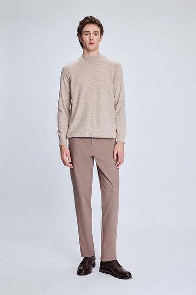 Hatemoğlu Παντελόνι Jogger με μοτίβο Mink Dynamic Fit με πλαϊνές τσέπες