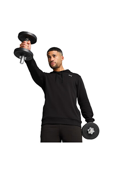 Puma Ανδρικό μαύρο φούτερ προπόνησης Tad Essentials 52591801