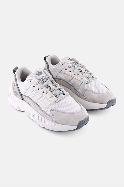 adidas Kids Boy Zx 22 Boost Lace Up Outdoor Shoes, Grey