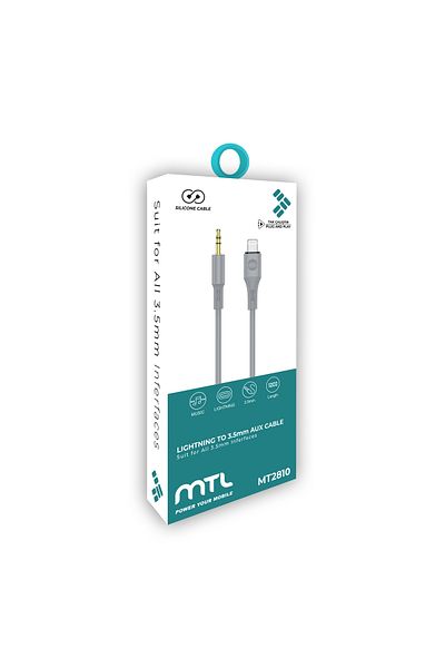 MTL iPhone Lightning Compatible Plug and Play 3.5 mm Aux Cable Mt2810