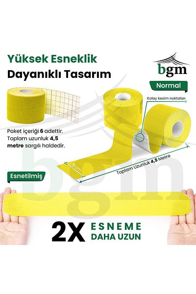 bgm 6 Advantage Pkg |   Pain Tape - Sports Tape Kinesio Tape