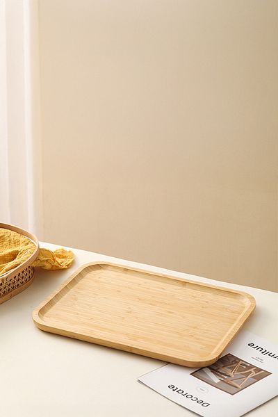 Vadi Bamboo Presentation Snack Rectangular Plate 33X23 cm