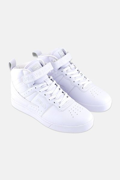 FILA Men Vulc 13 Repeat Logo Lace Up Outdoor Shoes, White