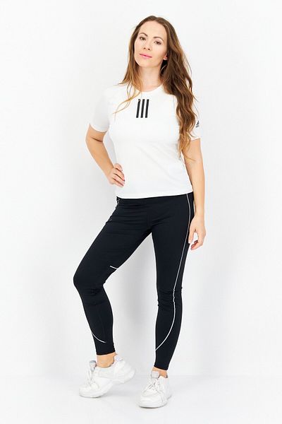 adidas Women Sportswear Fit Short Sleeve Training T-shirt, White
