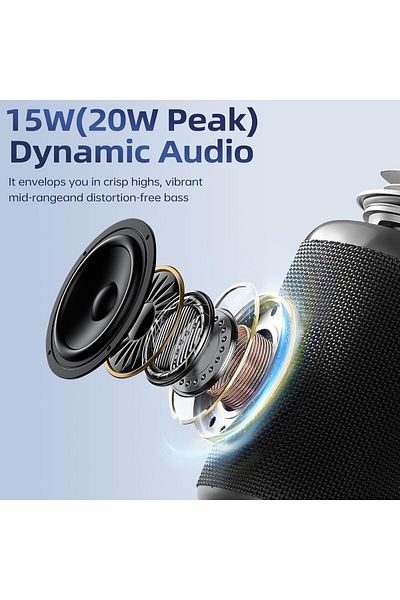 COOYA Mini Bluetooth Portable Speaker,with Microphone,Bluetooth 5.3,10 Hour Playtime,IPX4 Waterproof
