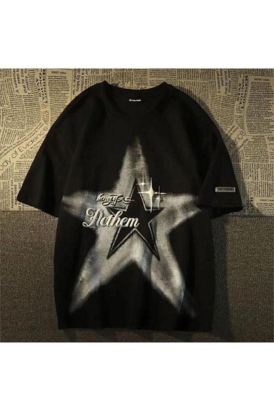 Köstebek Μαύρο μπλουζάκι Acthem Shining Star UNISEX