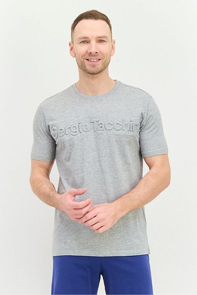 Sergio Tacchini Men 2 Piece Heather Pyjama Set, Grey