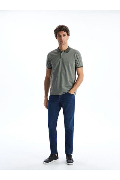 LC Waikiki Ανδρικό κοντομάνικο μπλουζάκι LCW ECO Polo Neck