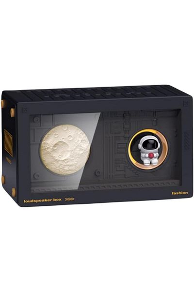 COOYA Bluetooth Speaker, Astronaut Mini High Sound Quality Nightlight, Heavy Bass, Children Gift, Black