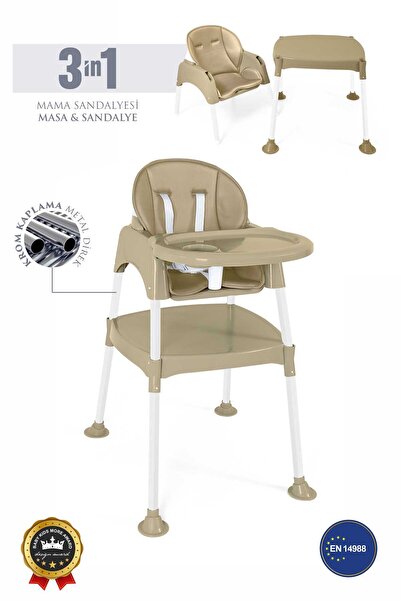 Umaybebek 3in1 Çalışma Masası, Mama Sandalyesi, Masa, Sandalye