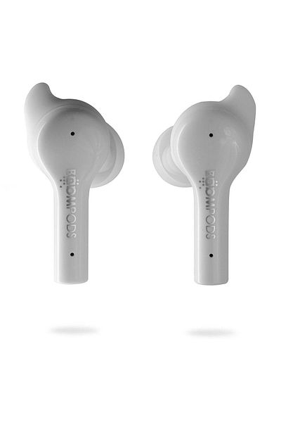 Boompods باسلاين جو، سماعات TWS، ابيض