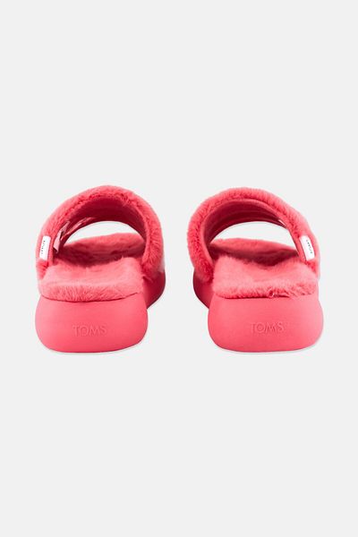 Toms Women Alpargata Mallow Slip On Slides, Pink Combo