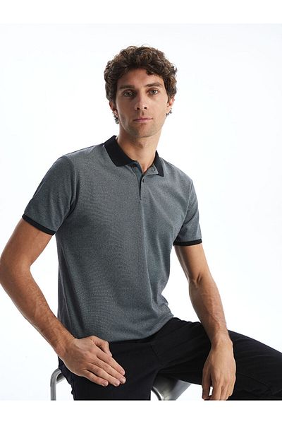 LC Waikiki Ανδρικό κοντομάνικο μπλουζάκι LCW ECO Polo Neck