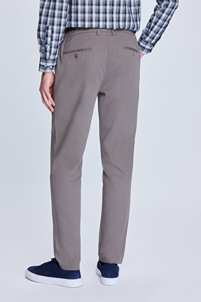 Hatemoğlu Gri Dinamik Fit Desenli Yandan Cepli Casual Jogger Pantolon