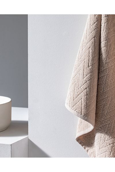 Madame Coco Colette 100% Cotton Bath Towel - Beige