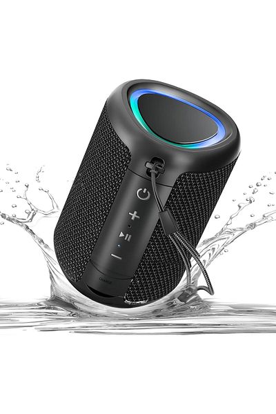 COOYA Mini Bluetooth Portable Speaker,with Microphone,Bluetooth 5.3,10 Hour Playtime,IPX4 Waterproof