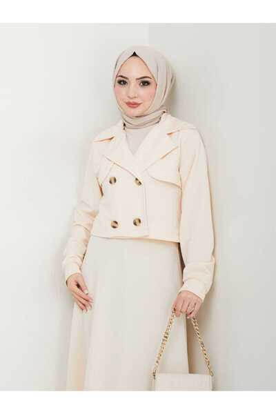 ESLEMNUR Biker Jacket Skirt Set