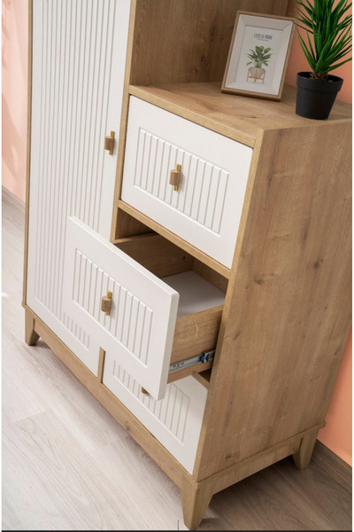 Cozibo Carmen Çok Amaçlı Dolap , Çekmeceli Şifonyer , Kapaklı Şifonyer , 3 Çekmeceli Şifonyer