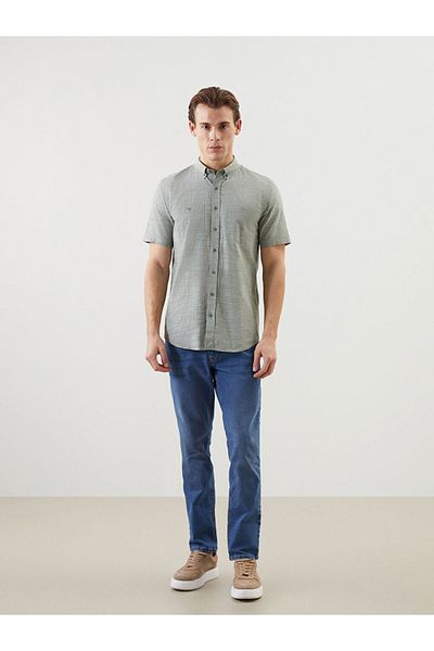 LC Waikiki Ανδρικό πουκάμισο με κοντό μανίκι New Season Regular Fit - S56055Z8