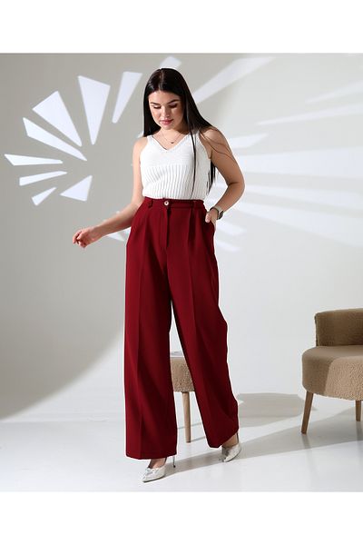 COCOCİX Wide Leg Model Fabric Trousers