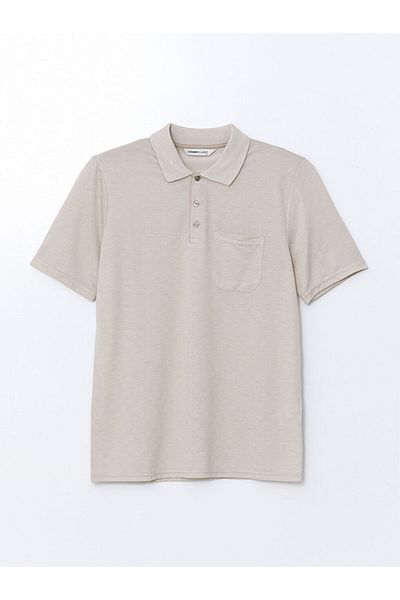 LC Waikiki Ανδρικό μπλουζάκι Polo με κοντό μανίκι με σχέδιο