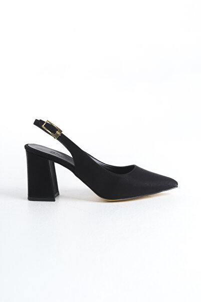 Shoesers Ženske Svila satenske dizajnerske cipele K Debela potpetica u sa špi...