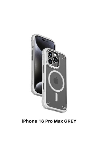Momax AiR CaseForm Magnetic Case iPhone 16 Pro Max (Light Grey)
