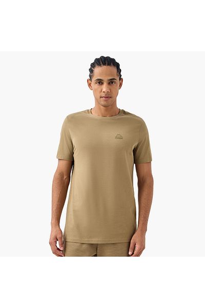 Kappa Logo Print T-shirt with Short Sleeves