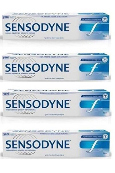 Sensodyne Diş Macunu Florürlü 100Ml x 4 Adet