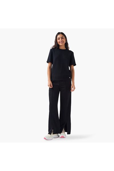 Kappa Logo Print Crew Neck T-shirt with Short Sleeves