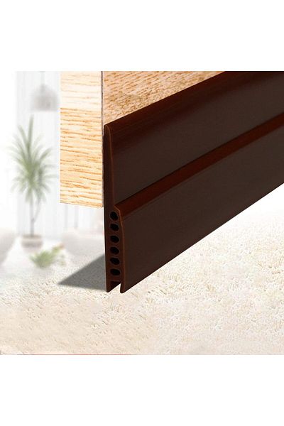 fulina Door Seal Strip Door Draft Stopper,Self Adhesive Door Stripping,for Blocking Bugs,Dust,0.91 m/pc