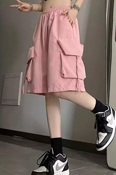 BALİNA Cepli Gabardin Kargo Şort