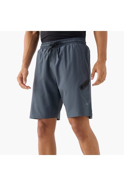 Kappa Pocket Detail Shorts With Drawstring Closure
