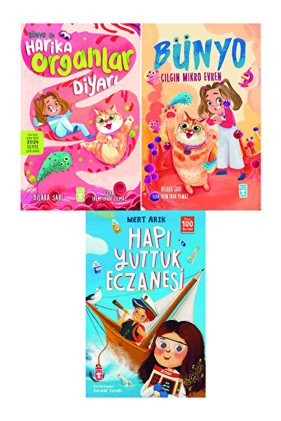 Timaş Çocuk 2.3. مجموعة القراءة للفصل الدراسي 3 كتب Pill We Swallowed Pharmac...