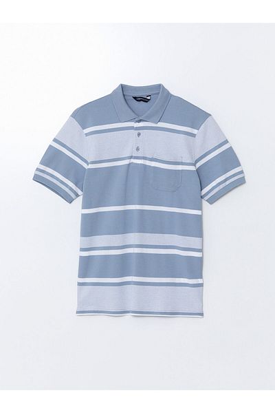 LC Waikiki Ανδρικό μπλουζάκι LCWAIKIKI Classic Polo Collar ριγέ
